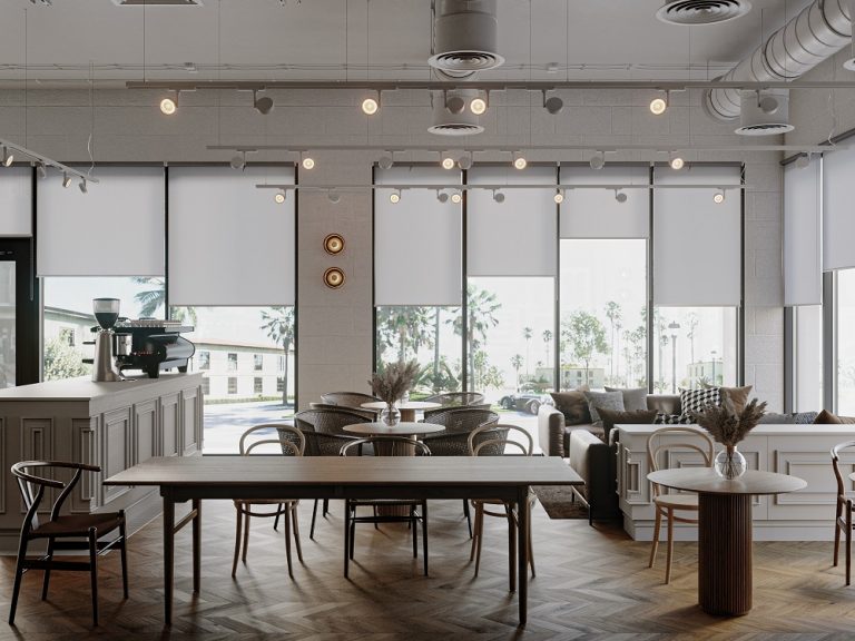 3D Interior Design. Coffee Shop